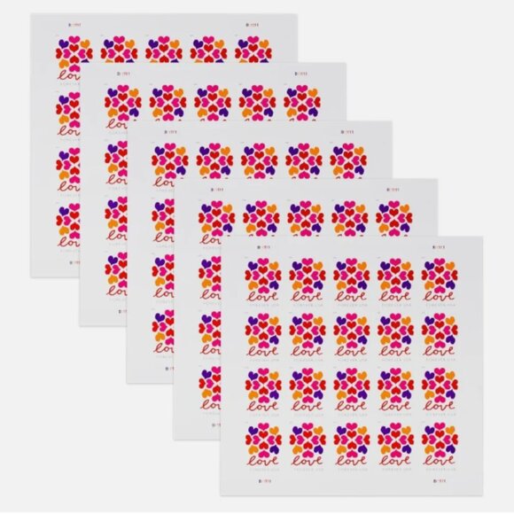 2019 USPS Heart Blossoms Forever Love Stamps 1000 stamps - Picture 4 of 4